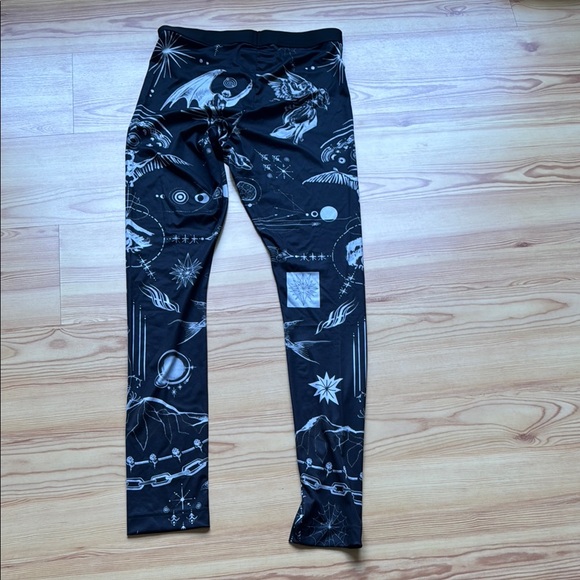 Sacai Black Celestial Print Leggings size 3 (M) new without tag - Picture 8 of 8